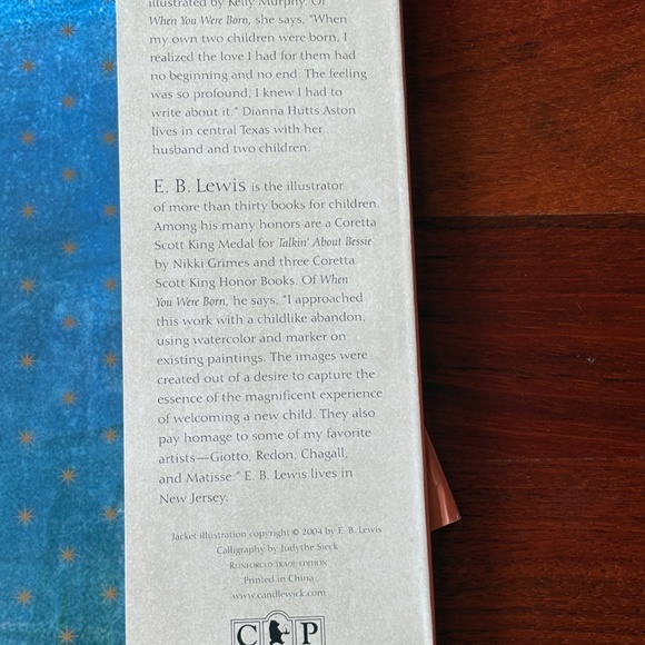 When You Were Born Hardcover Book by Dianna Hutts Aston NWT - Picture 8 of 8